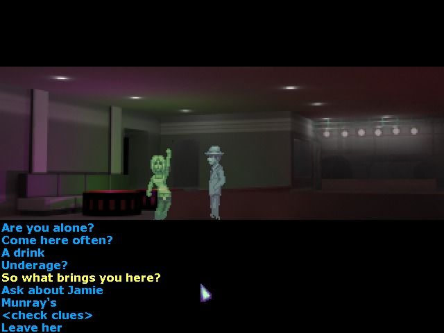 The Blackwell Deception (Windows) screenshot: Dancing with a ghost