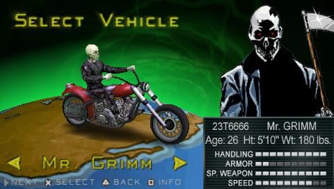 Twisted Metal: Head-On All Characters [PSP] 