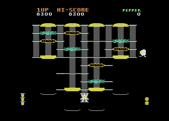 Beef Drop (Atari 5200) screenshot: Level 2