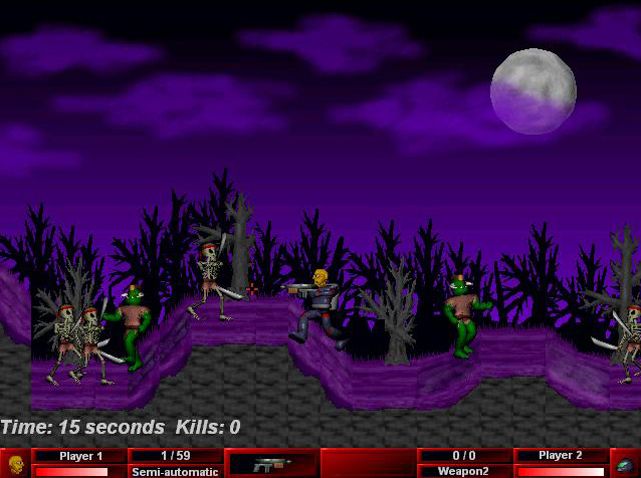 Jogos de Terror (Windows) screenshot: Darkwar II - Start mission