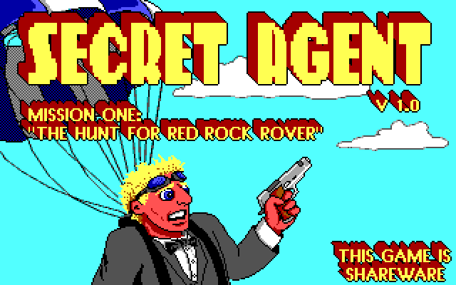 Secret Agent (DOS) screenshot: Title Screen