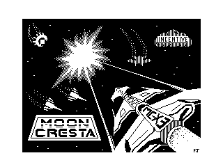 Moon Cresta (Dragon 32/64) screenshot: Loading screen