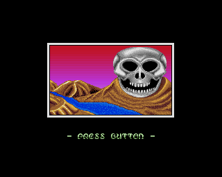 Lethal Xcess: Wings of Death II (Amiga) screenshot: Entering stage 2: Desert of no return
