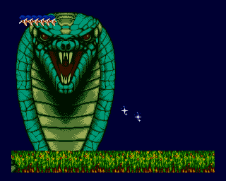 Wiz 'n' Liz (Amiga) screenshot: Snake Eyes