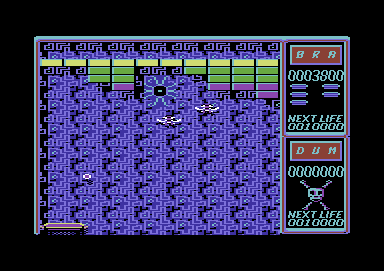 Batty (Commodore 64) screenshot: Gopt a bigger bat