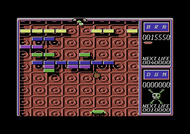 Batty (Commodore 64) screenshot: Made a useful inroad here