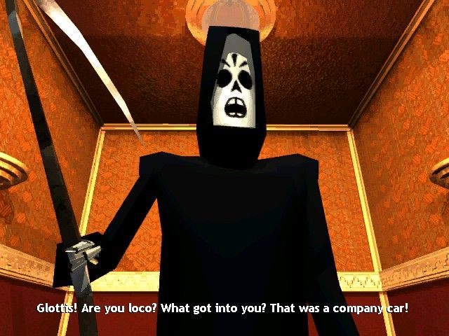 Grim Fandango (Windows) screenshot: Manny the Grim Reaper