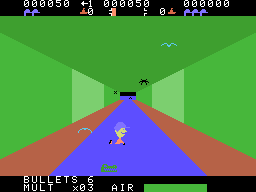 Sewer Sam (ColecoVision) screenshot: Avoid the crocodiles!