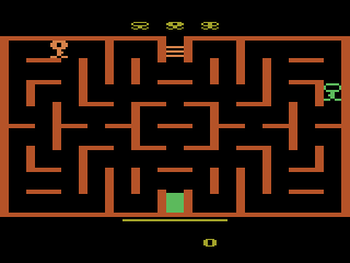 Malagai (Atari 2600) screenshot: I need to get the right key before time runs out