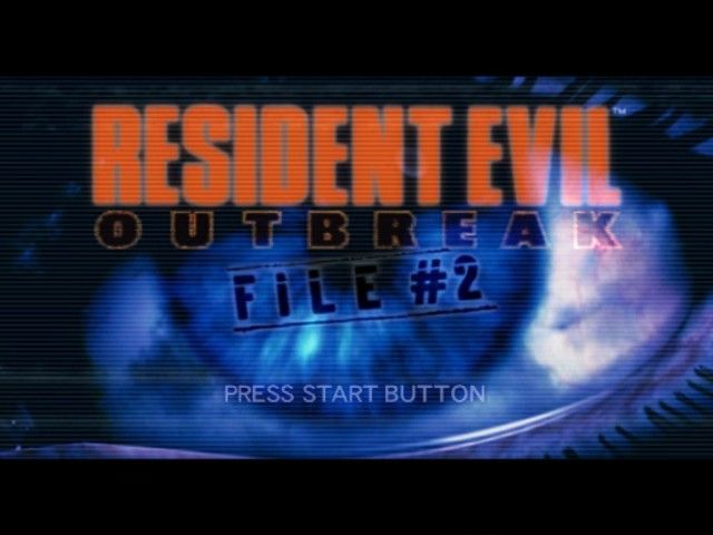 Resident Evil: Outbreak - File #2 (PlayStation 2) screenshot: Title Screen
