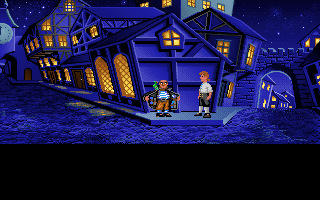 The Secret of Monkey Island (DOS) screenshot: Wanna buy a map?