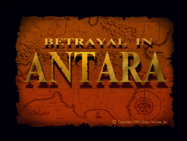 Betrayal in Antara (Windows) screenshot: Screen title