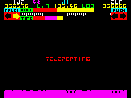 Lunar Jetman (ZX Spectrum) screenshot: ...