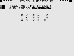 Screenshot of Bomber (ZX81, 1982) - MobyGames