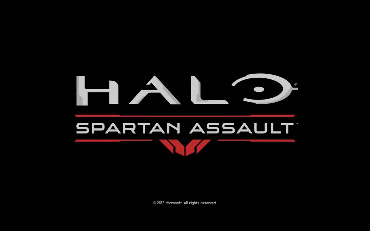 Halo: Spartan Assault (Windows) screenshot: Title screen