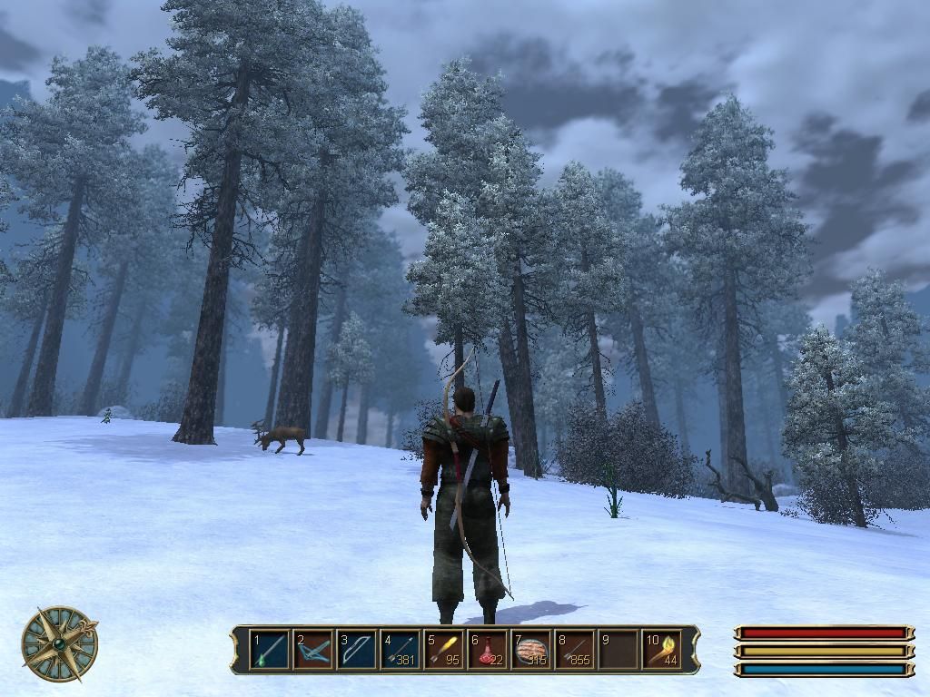 Gothic 3 (Windows) screenshot: Nordmar is a very dangerous place