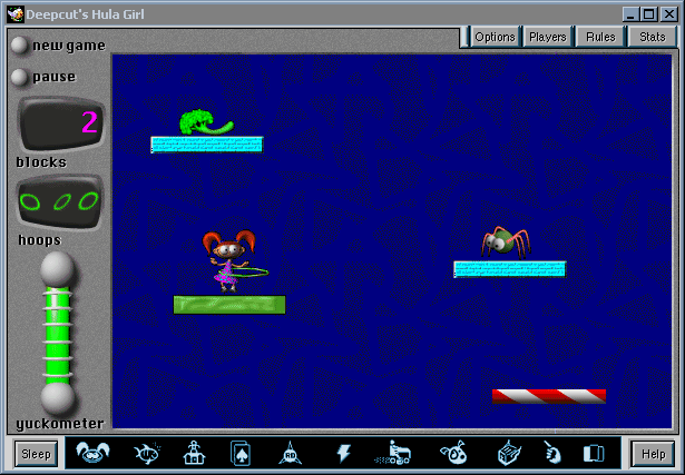 After Dark Games (Windows) screenshot: Hula Girl