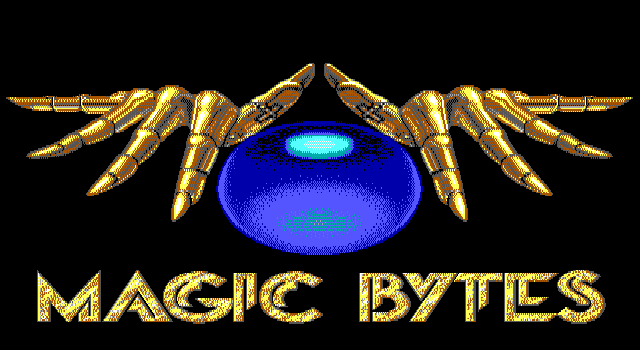 Blue Angel 69 (DOS) screenshot: Magic Bytes Logo (EGA).