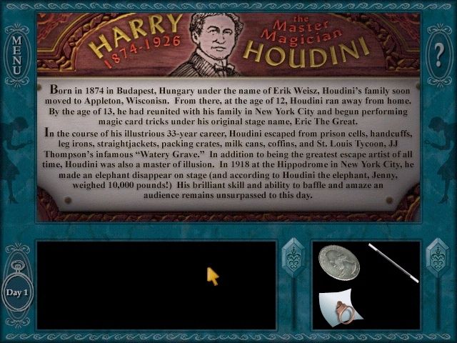 Nancy Drew: The Final Scene (Windows) screenshot: Clues can be found by reading the many posters and plaques on the walls.
