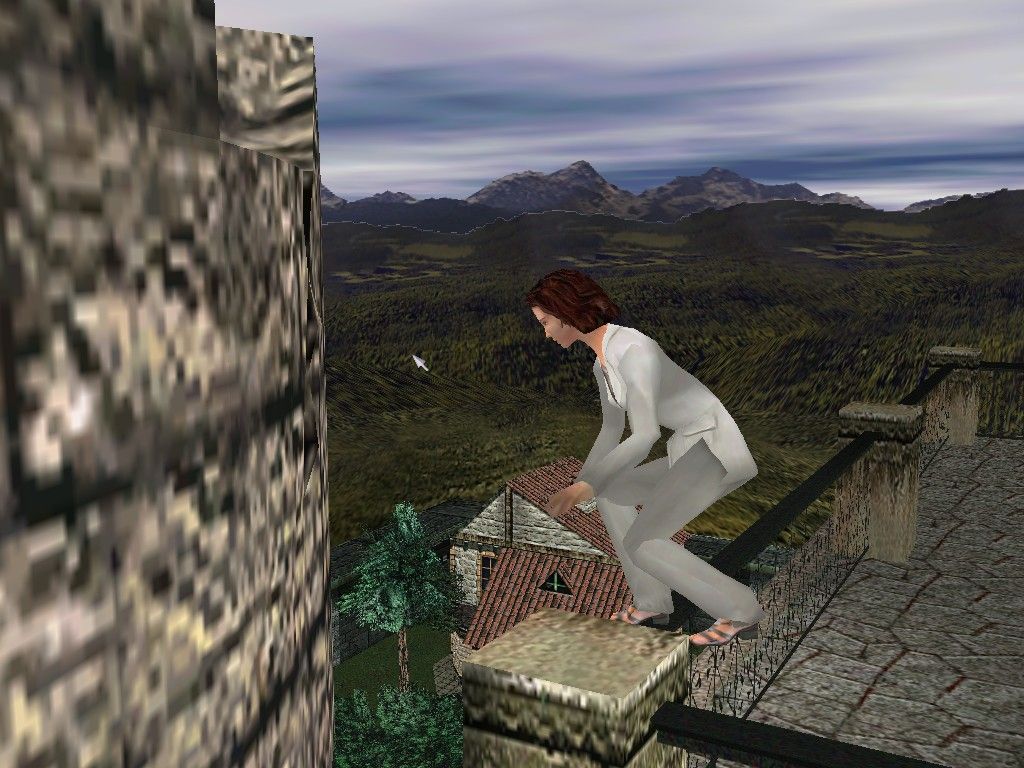 The Watchmaker (Windows) screenshot: Climbing onto the castle tower