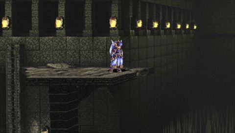 Valkyrie Profile: Lenneth (PSP) screenshot: Inside the Artolian Mountain Ruins