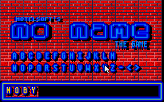 No Name (Atari ST) screenshot: I reached the high-score table