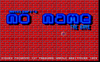 No Name (Atari ST) screenshot: Title screen