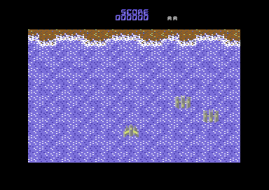 Terra Cresta (Commodore 64) screenshot: Game start