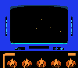 Star Trek: The Next Generation (NES) screenshot: On the Bridge