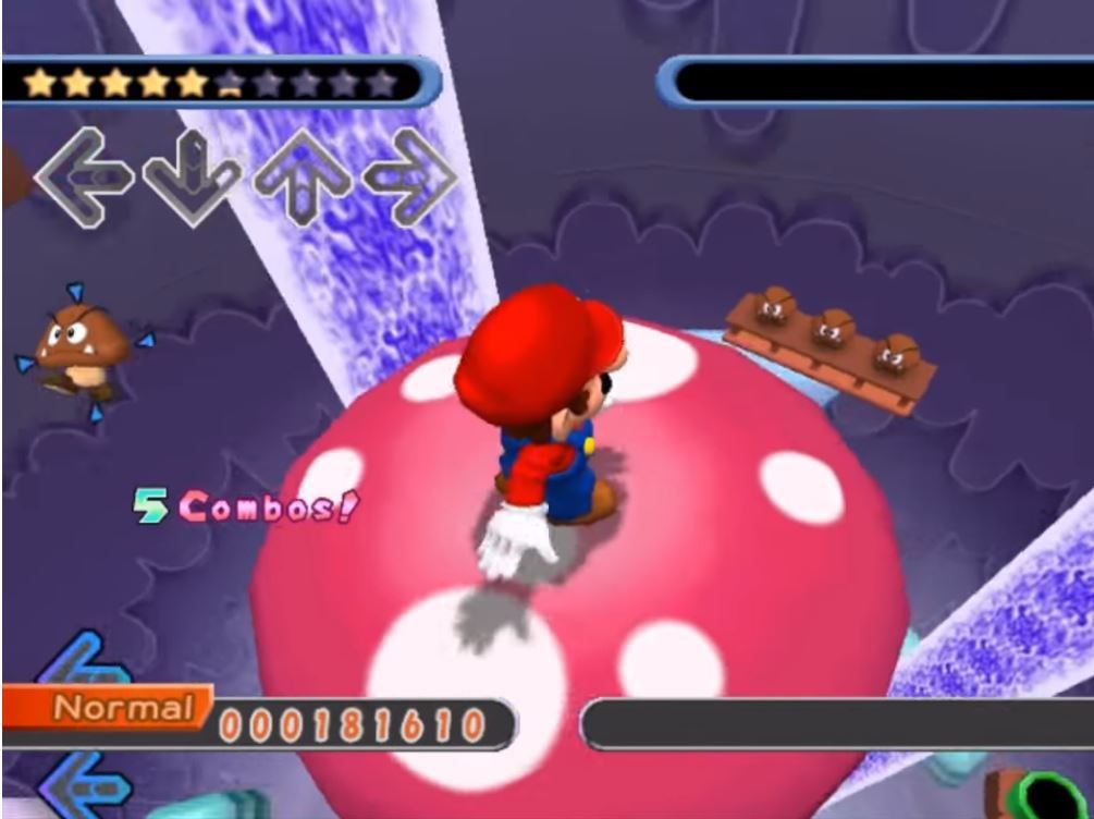 Screenshot Of Dance Dance Revolution Mario Mix Gamecube