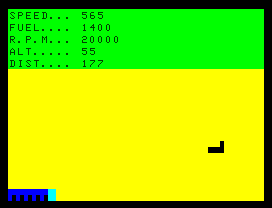 Cassette 50 (Dragon 32/64) screenshot: It even remotely looks like an airplane