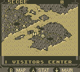 Urban Strike (Game Boy) screenshot: Campaign 1 Map