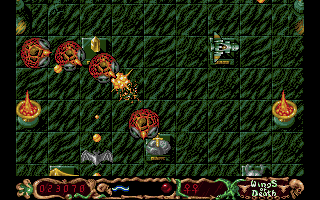 Wings of Death (Amiga) screenshot: Blobs of another kind