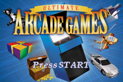 Ultimate Arcade Games (Game Boy Advance) screenshot: Title screen
