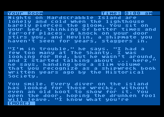 Cutthroats (Atari 8-bit) screenshot: Introduction