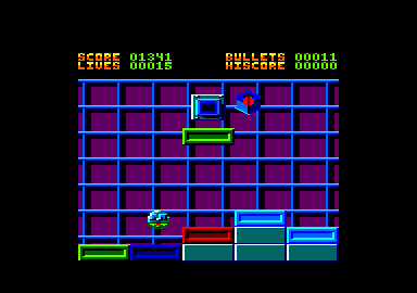 Ball Crazy (Amstrad CPC) screenshot: Made it to level 2