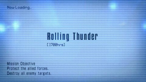 Ace Combat X: Skies of Deception (PSP) screenshot: Loading screen