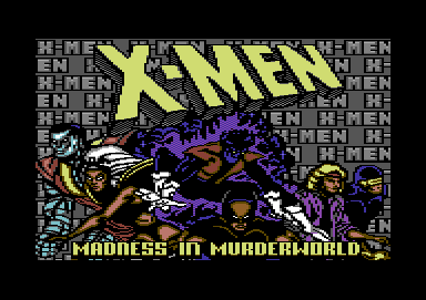X-Men (Commodore 64) screenshot: Loading screen