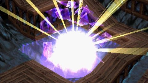 Breath of Fire III (PSP) screenshot: Brake of dragon crystal prison