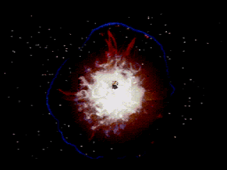 Wild Woody (SEGA CD) screenshot: I lost my last life and the universe exploded.