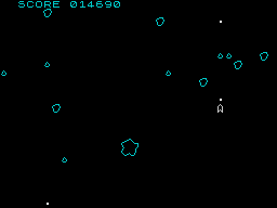 Screenshot of Meteor Storm (ZX Spectrum, 1982) - MobyGames