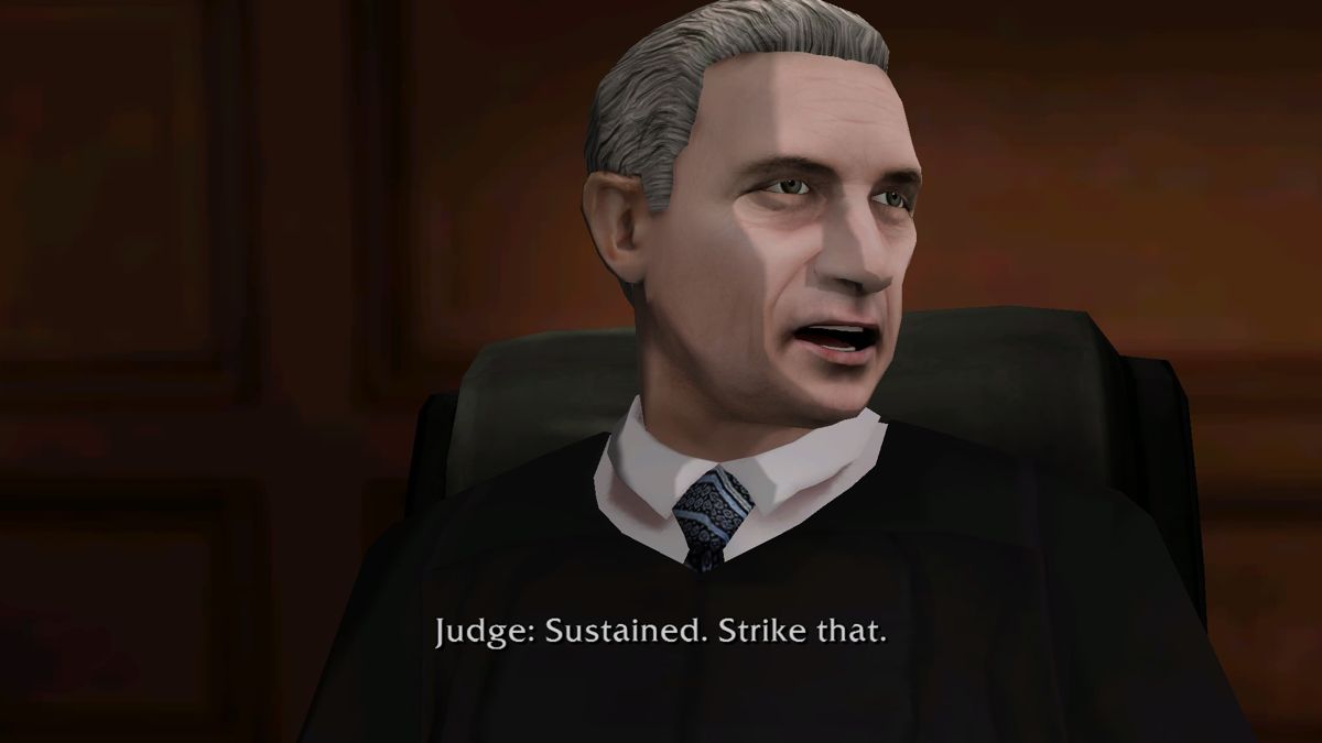 Law & Order: Legacies (Windows) screenshot: Episode 2 - Judge agrees with the objection