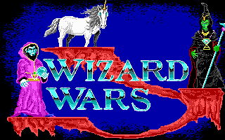 Wizard Wars (DOS) screenshot: Main Title
