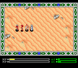 Exile (Genesis) screenshot: Through the desert