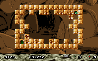 Stone Age (DOS) screenshot: Finally made it to the end