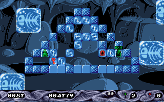 Stone Age (DOS) screenshot: It's chilly in here