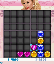 Paris Hilton's Diamond Quest (J2ME) screenshot: Puzzle game