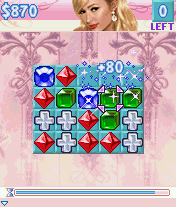 Paris Hilton's Diamond Quest (J2ME) screenshot: Flip Mania game