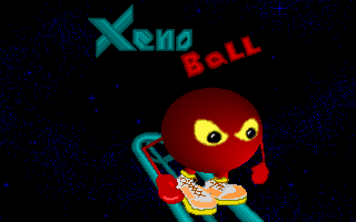 Xeno Ball (DOS) screenshot: Title Screen