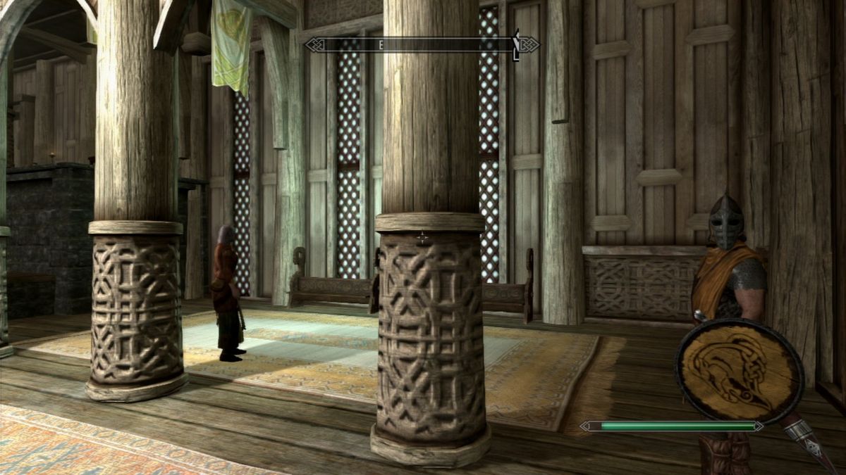 The Elder Scrolls V: Skyrim (PlayStation 3) screenshot: Inside the Jarl's palace